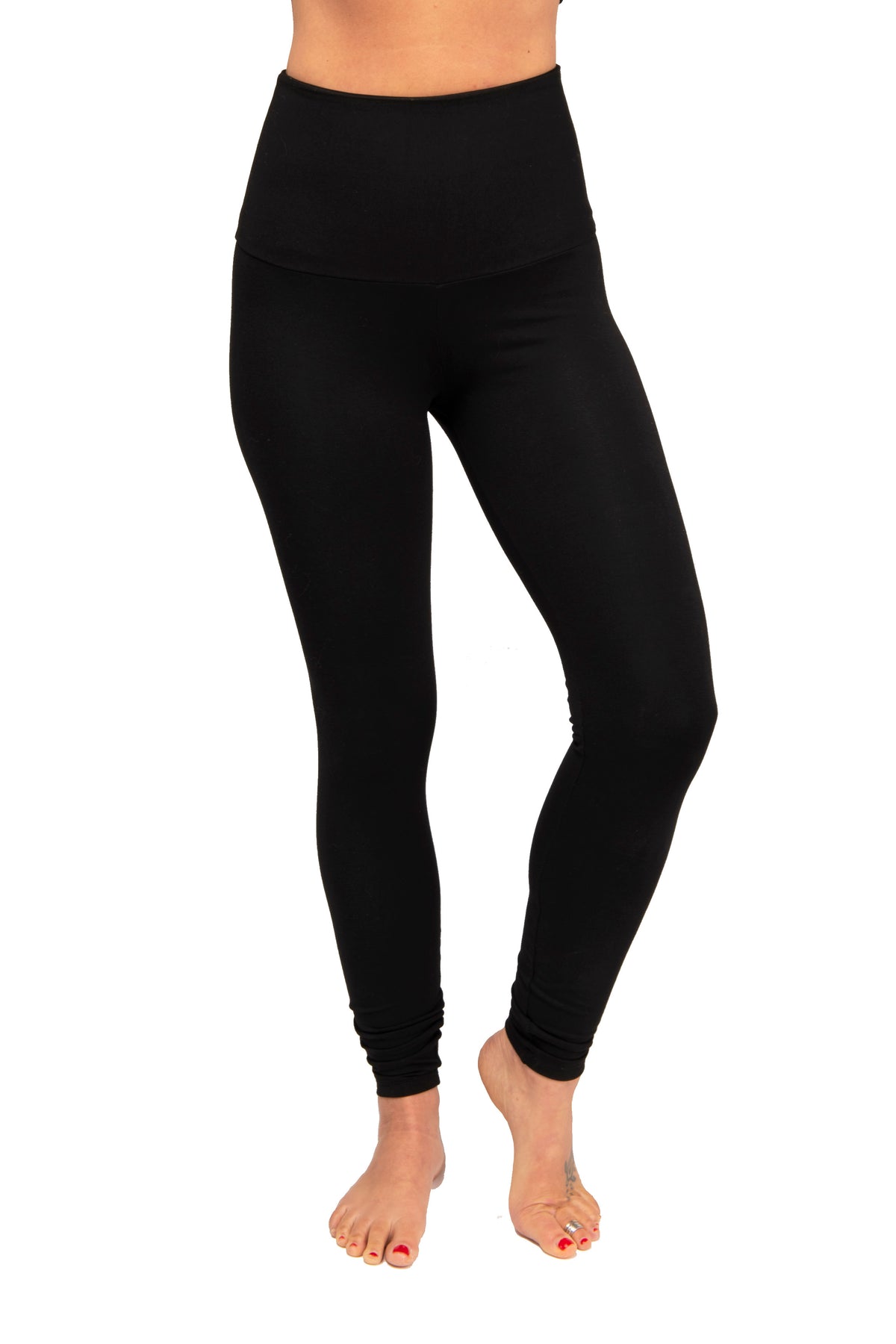 Black HANDMADE Adya Highwaisted Leggings