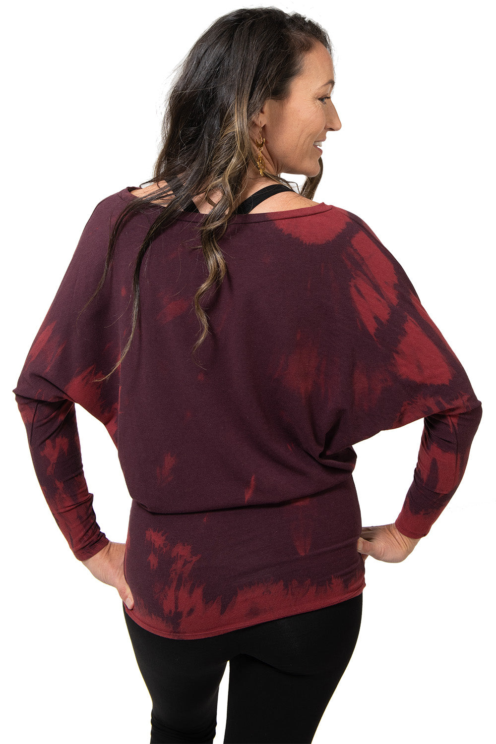 Luna Longsleeve - Shibori Dyed